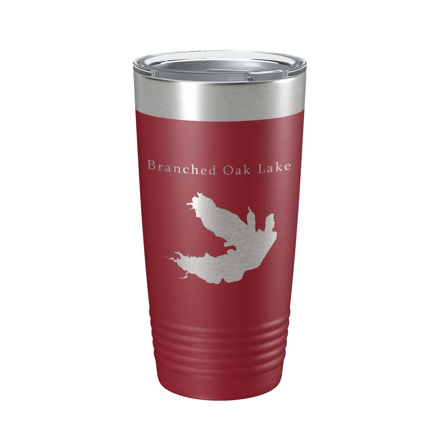 Branched Oak Lake Map Tumbler Travel Mug Insulated Laser Engraved Coffee Cup Nebraska 20 oz-18