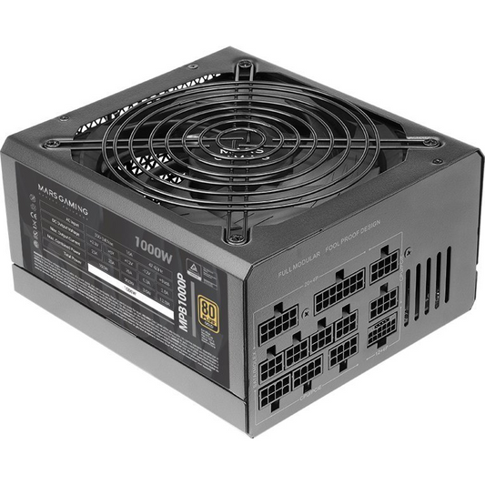 Mars Gaming MPB1000P tápegység 1000 W 24-pin ATX ATX Fekete (S9912681)-0