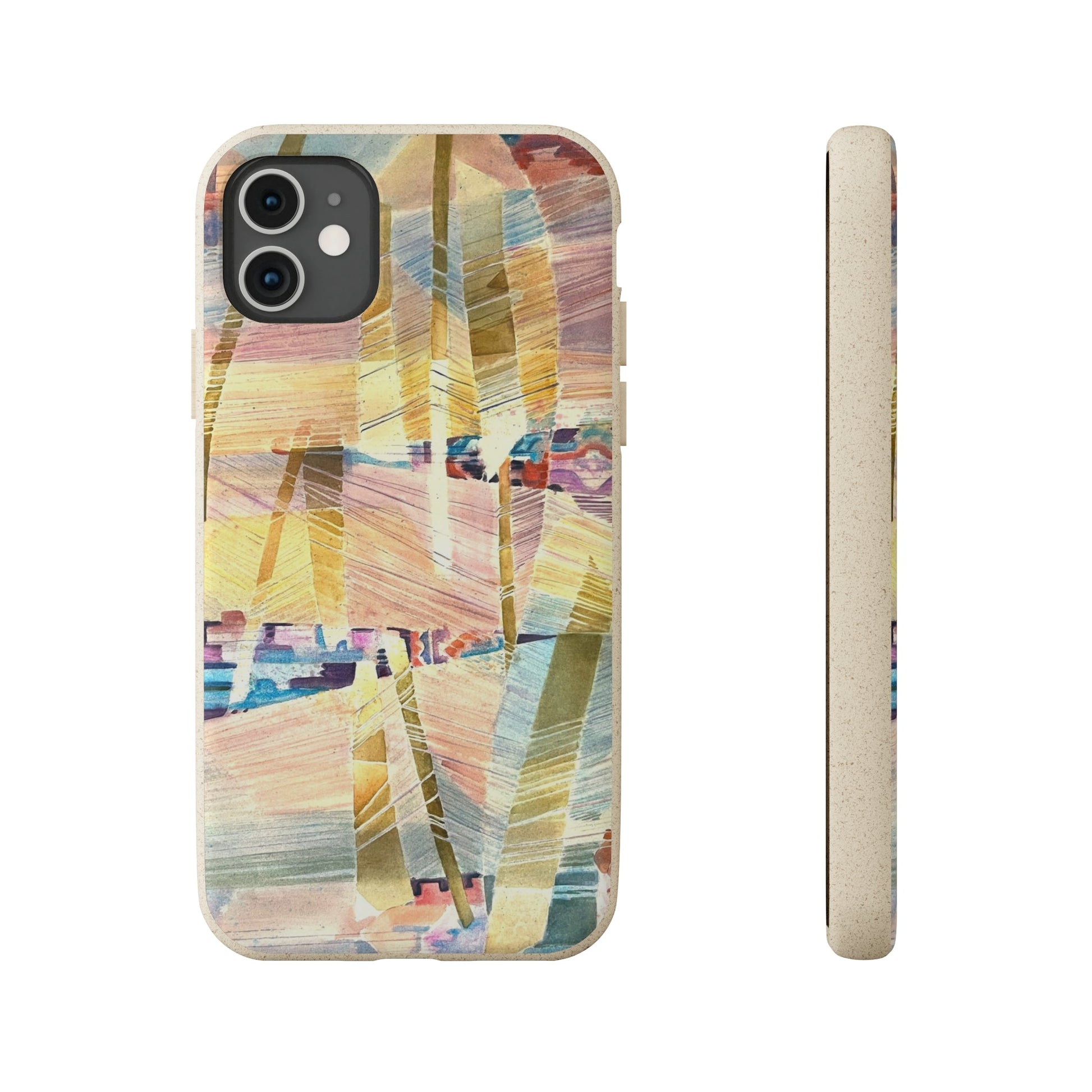 Biodegradable Phone Case with 'Loom Series' Abstract Original Artwork by Barbara Cleary-31