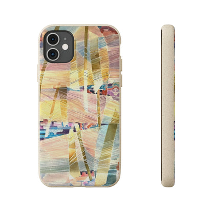 Biodegradable Phone Case with 'Loom Series' Abstract Original Artwork by Barbara Cleary-31
