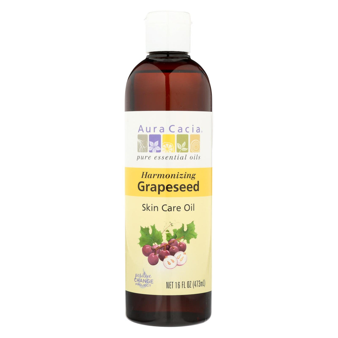 Aura Cacia Grapeseed Oil With Vitamin E (1x16 Oz)-0