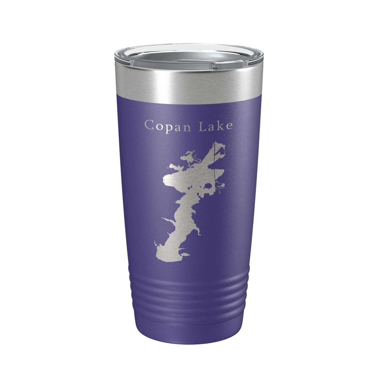 Copan Lake Map Tumbler Travel Mug Insulated Laser Engraved Coffee Cup Oklahoma 20 oz-15