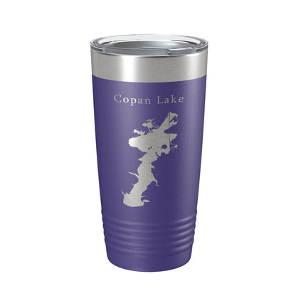 Copan Lake Map Tumbler Travel Mug Insulated Laser Engraved Coffee Cup Oklahoma 20 oz-15
