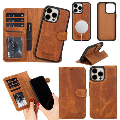 Casper Leather iPhone 14 Pro Max Wallet Case | MagSafe-7