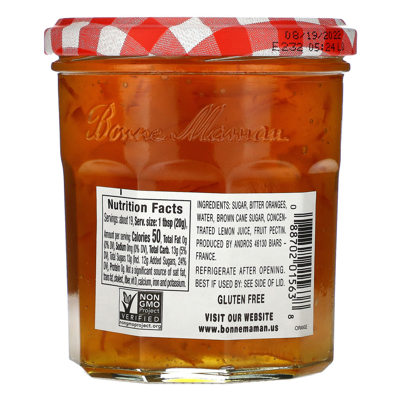 Bonne Maman Orange Marmalade Preserves (6x13Oz)-1