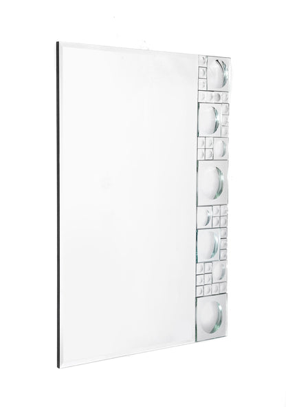 Bubbles Geometric Beveled Accent Mirror-2