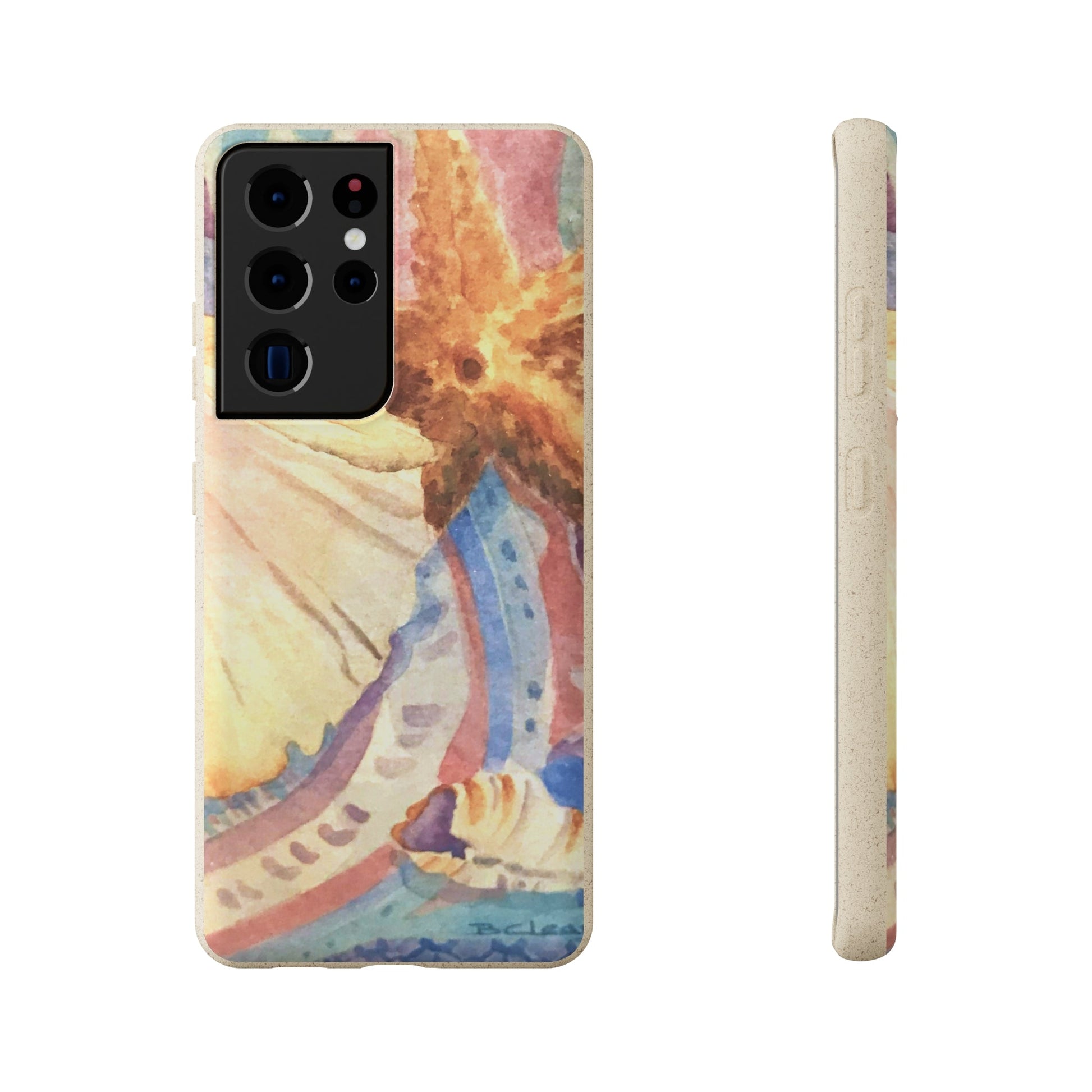 Biodegradable Phone Case with 'Treasures of the Tide' Watercolor Original Artwork by Barbara Cleary-44