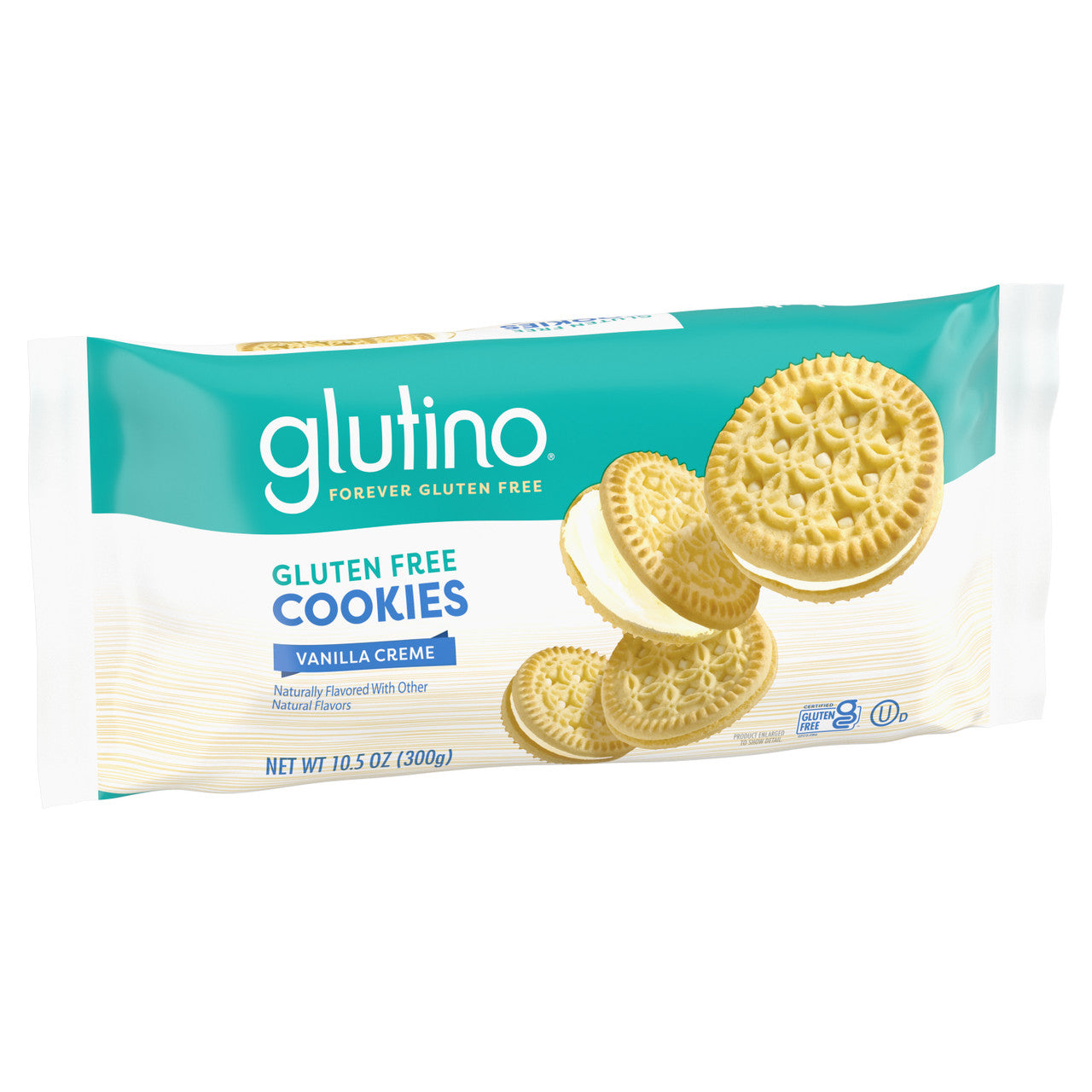 Glutino Vanilla Creme Cookies (12x10.6 Oz)-2