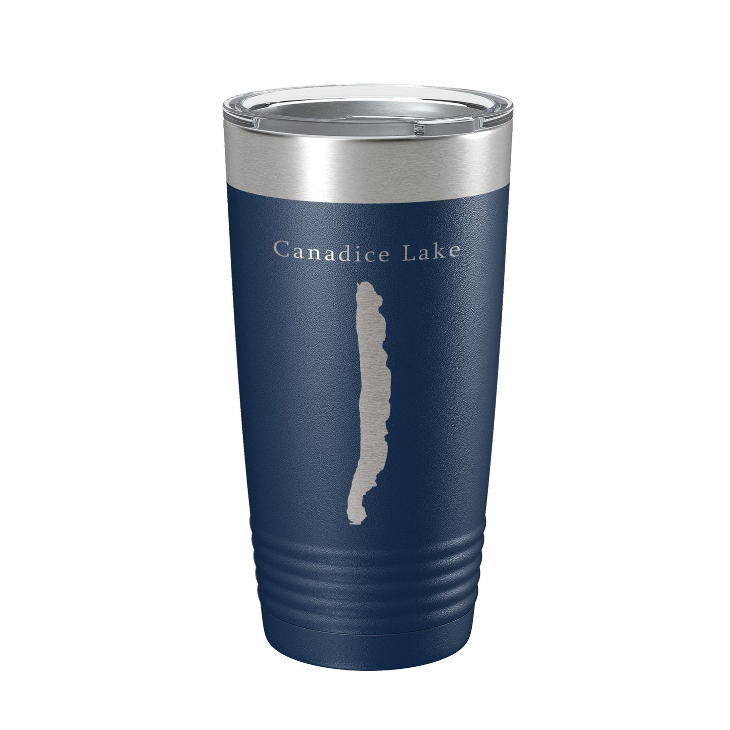 Canadice Lake Map Tumbler Travel Mug Insulated Laser Engraved Coffee Cup New York 20 oz-2
