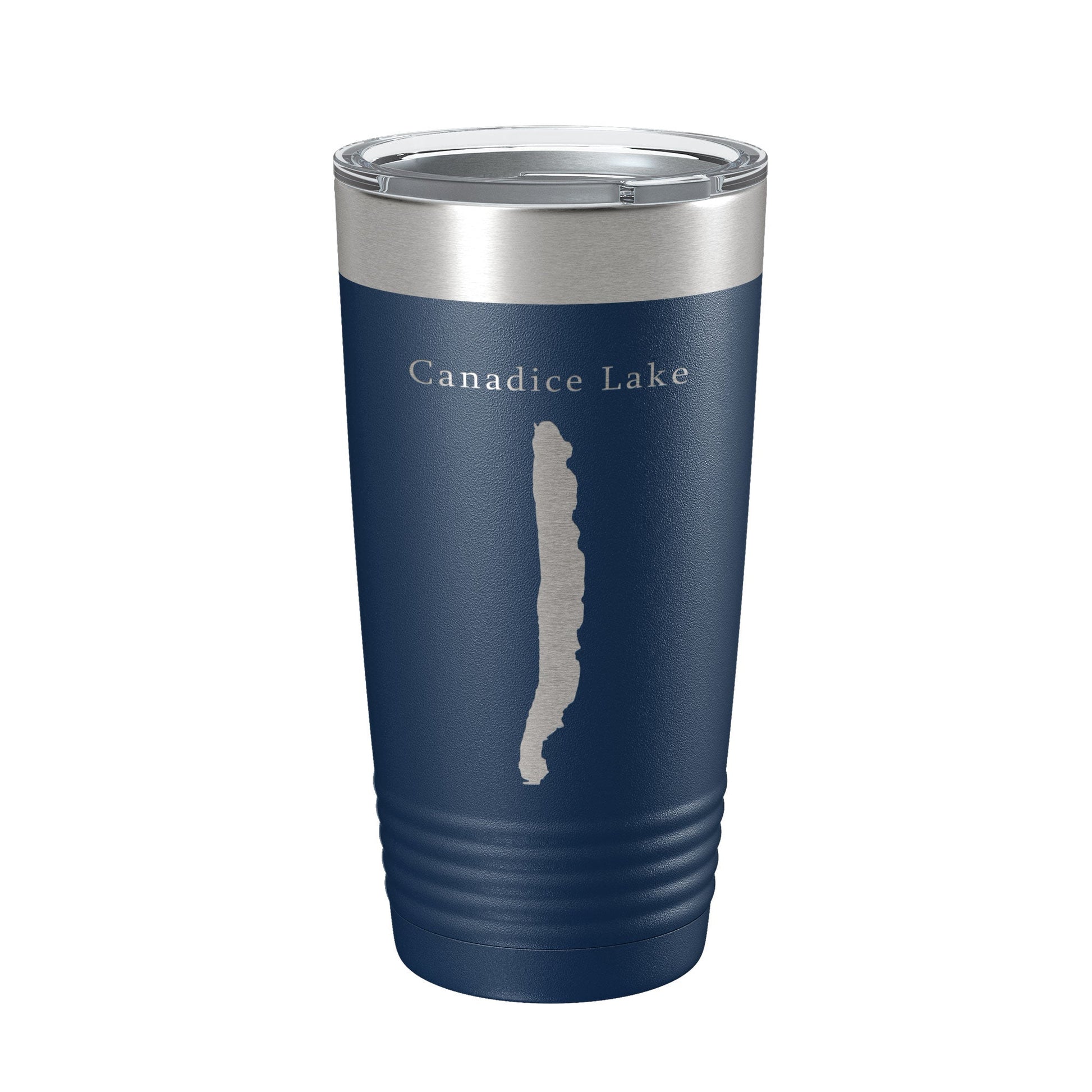 Canadice Lake Map Tumbler Travel Mug Insulated Laser Engraved Coffee Cup New York 20 oz-2