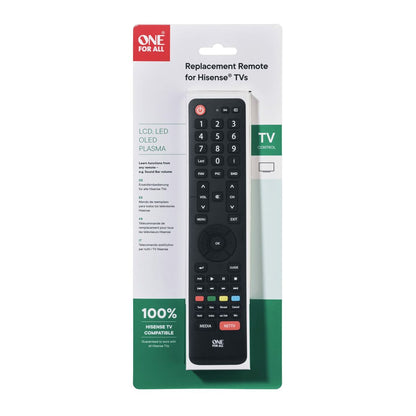 Hisense Universal Remote Control One For All Black-5