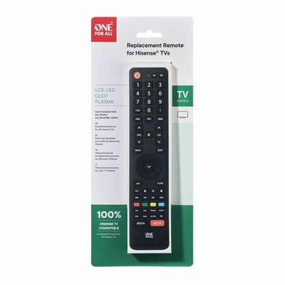 Hisense Universal Remote Control One For All Black-12
