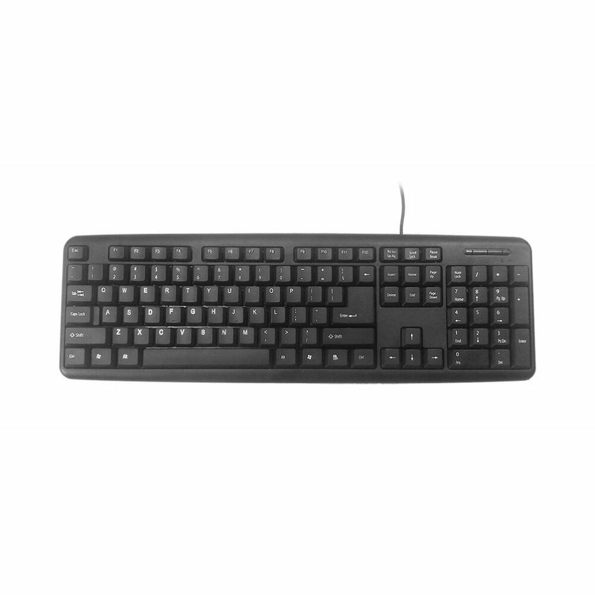 Keyboard GEMBIRD KB-U-103 Black Spanish Qwerty-0