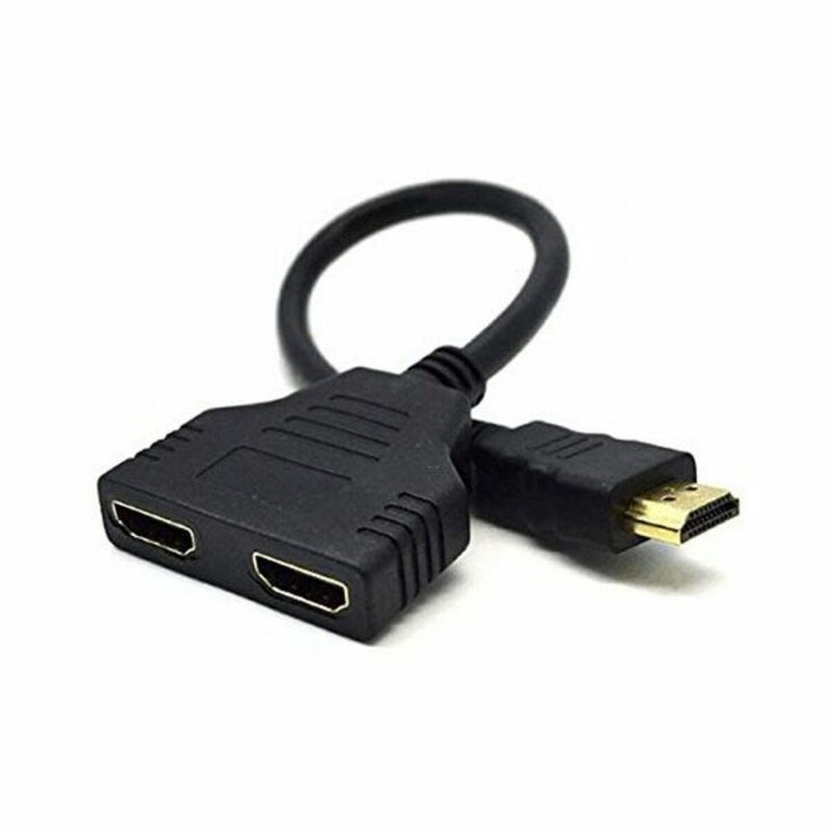 HDMI to Double HDMI Adapter GEMBIRD DSP-2PH4-04 Black-1