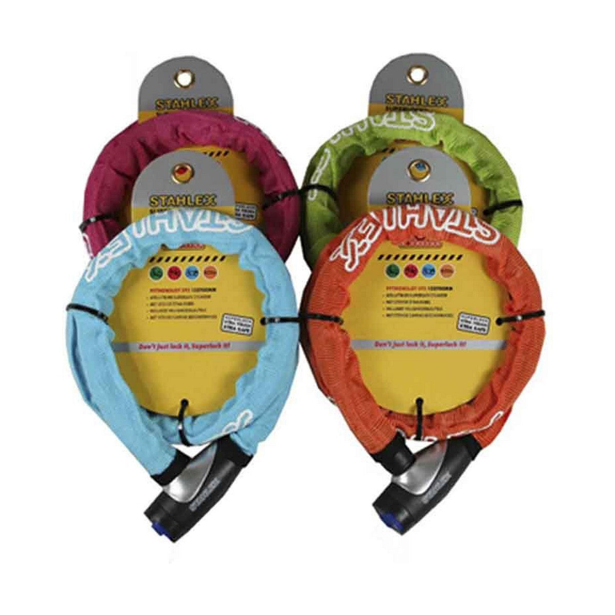 Key padlock Stahlex Bicycle Motorcycle Armour plating-0