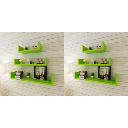 vidaXL Wall Shelves Floating Shelves Wall Mounted Display Shelves for Book DVD-11