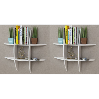 vidaXL Floating Wall Display Shelf Book/DVD Storage Wall Shelf Rack Furniture-8