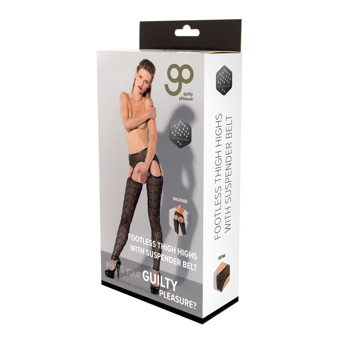 Stockings Guilty Pleasure Black (XL)-0