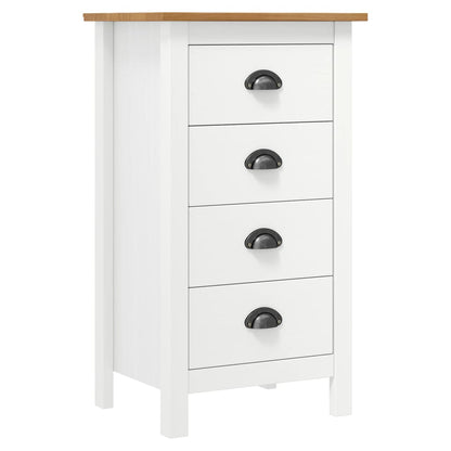 vidaXL Sideboard Storage Side Cabinet Furniture Living Room Solid Wood Pine-4