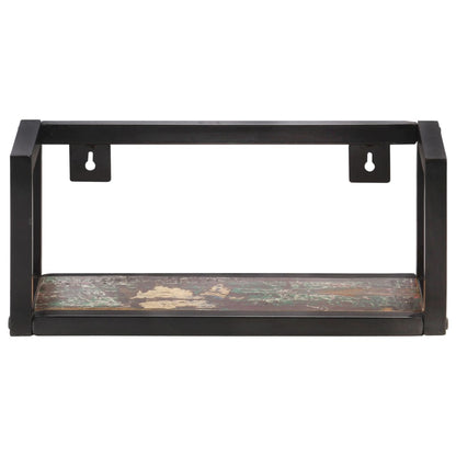 vidaXL Wall Shelves 2 pcs 15.7" Solid Reclaimed Wood-4