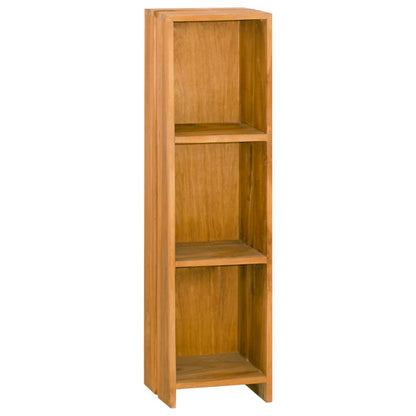 vidaXL Bookshelf 11.8"x11.8"x43.3" Solid Wood Teak-0