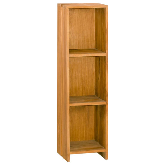 vidaXL Bookshelf 11.8"x11.8"x43.3" Solid Wood Teak-0