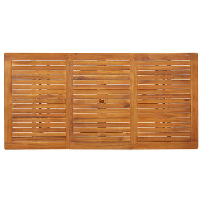 vidaXL Outdoor Dining Table Patio Table Garden Furniture Solid Wood Acacia-4