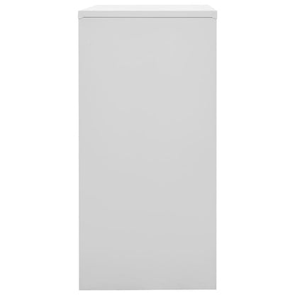 vidaXL Locker Cabinet Light Gray and Blue 35.4"x17.7"x36.4" Steel-3