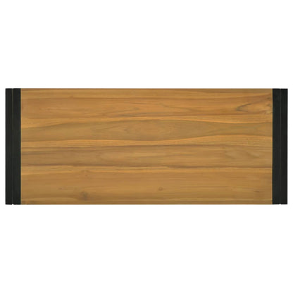 vidaXL Wall Cabinet Wall Mounted Bathroom Storage Cabinet Solid Wood Teak-0