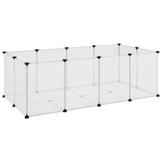 vidaXL Small Animal Cage DIY Small Animal House Rabbit Hutch PP and Steel-0