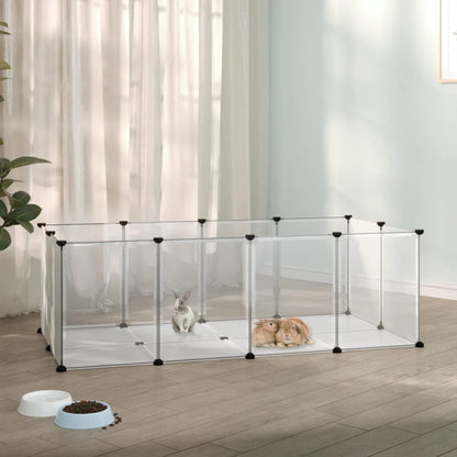 vidaXL Small Animal Cage DIY Small Animal House Rabbit Hutch PP and Steel-2