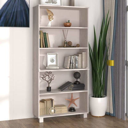 vidaXL Drawer Cabinet Bookshelf with Storage Shelves HAMAR Solid Wood Pine-7
