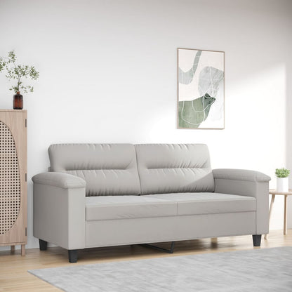 vidaXL Sofa Chair Living Room Upholstered Chair with Armrest Microfiber Fabric-10