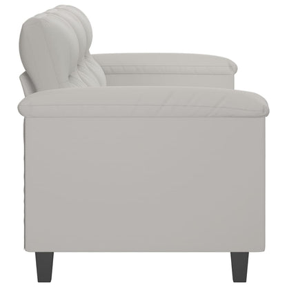 vidaXL Sofa Chair Living Room Upholstered Chair with Armrest Microfiber Fabric-4