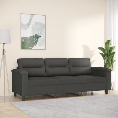 vidaXL Sofa Chair Living Room Upholstered Chair with Armrest Microfiber Fabric-9