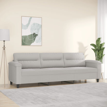 vidaXL Sofa Chair Living Room Upholstered Chair with Armrest Microfiber Fabric-12