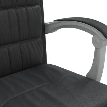 vidaXL Ergonomic Office Chair Reclining Office Executive Chair Faux Leather-0