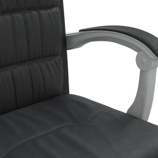 vidaXL Ergonomic Office Chair Reclining Office Executive Chair Faux Leather-0