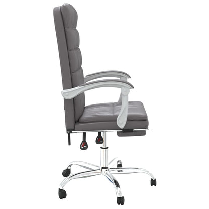 vidaXL Ergonomic Office Chair Reclining Office Executive Chair Faux Leather-4