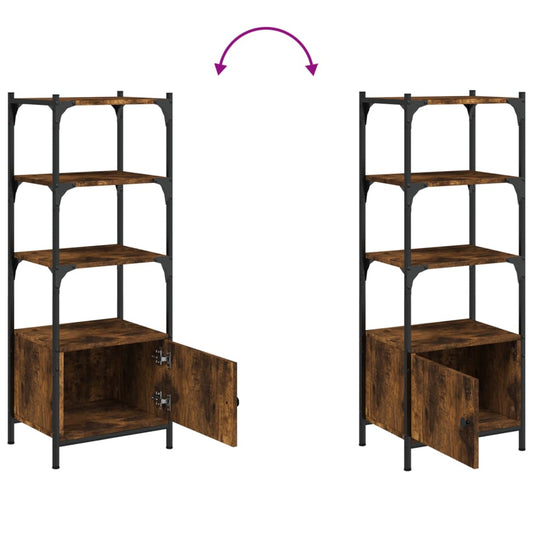 vidaXL Bookcase 3-Tier Bookshelf Storage Shelf Rack Organizer Engineered Wood-0