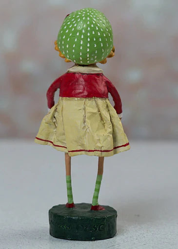 Holly Christmas Caroler Figurine by Lori Mitchell-3