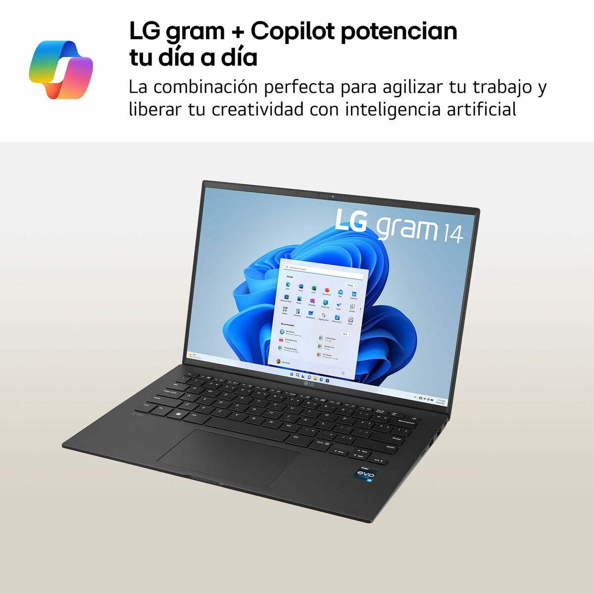 Laptop LG 14Z90RU-G.AA55B 14" 16 GB RAM 512 GB SSD Spanish Qwerty i5-1334U-14