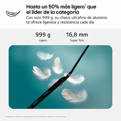 Laptop LG 14Z90RU-G.AA55B 14" 16 GB RAM 512 GB SSD Spanish Qwerty i5-1334U-13