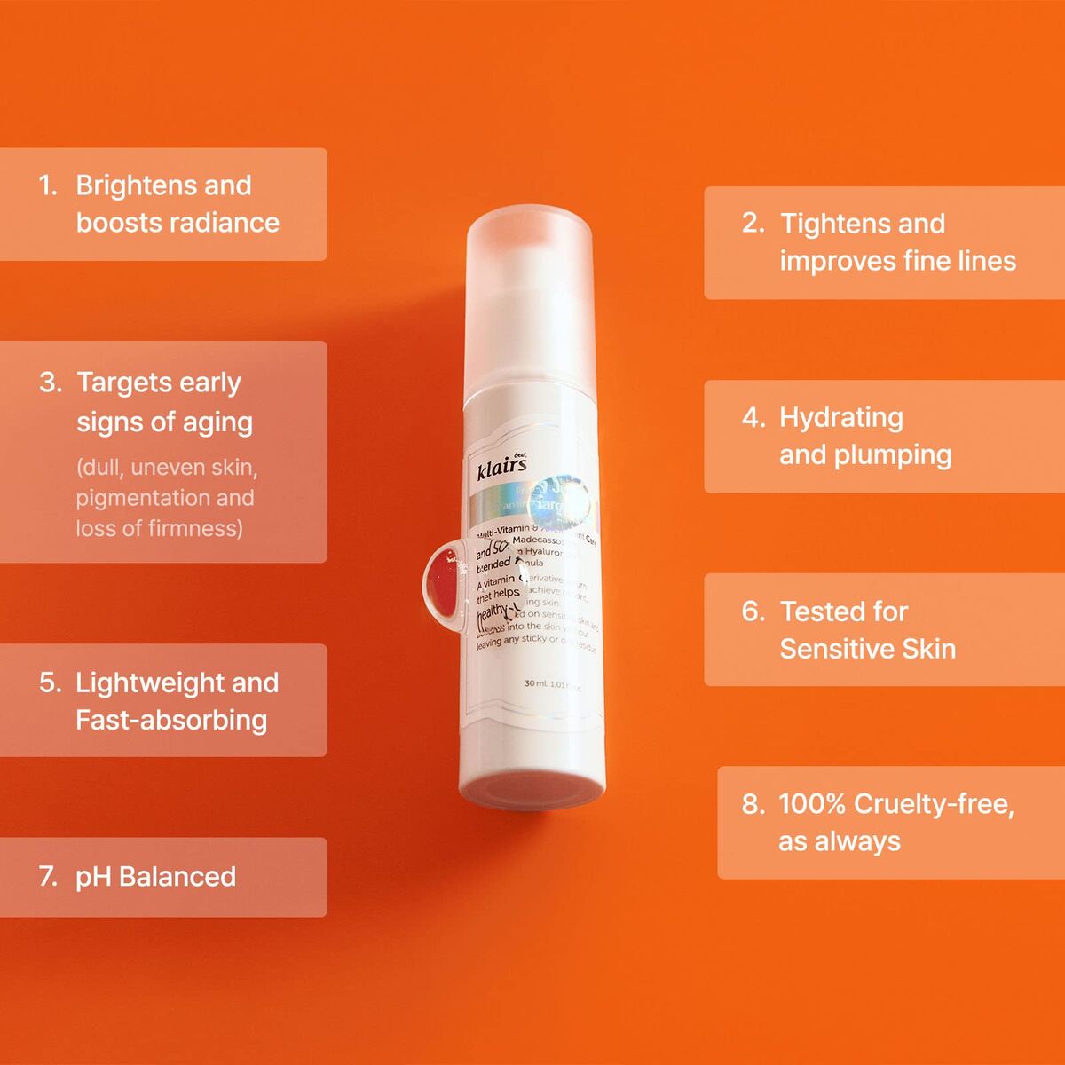 Facial Serum Klairs FRESHLY JUICED 30 ml-1