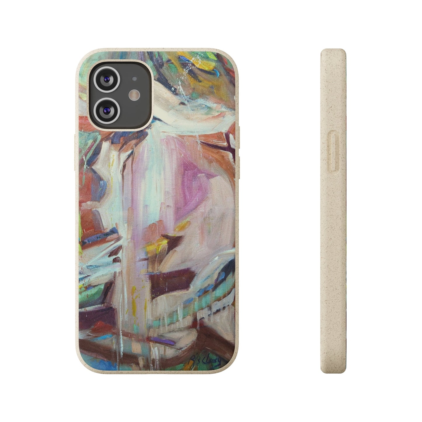 Biodegradable Phone Case with 'All Seasons' Abstract Original Artwork by Barbara Cleary-17
