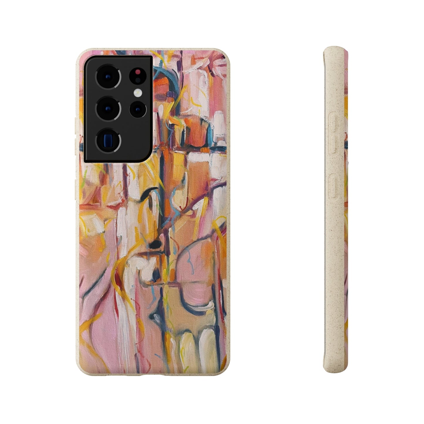 Biodegradable Phone Case with 'Abstract Pueblo' Original Artwork by Barbara Cleary-44