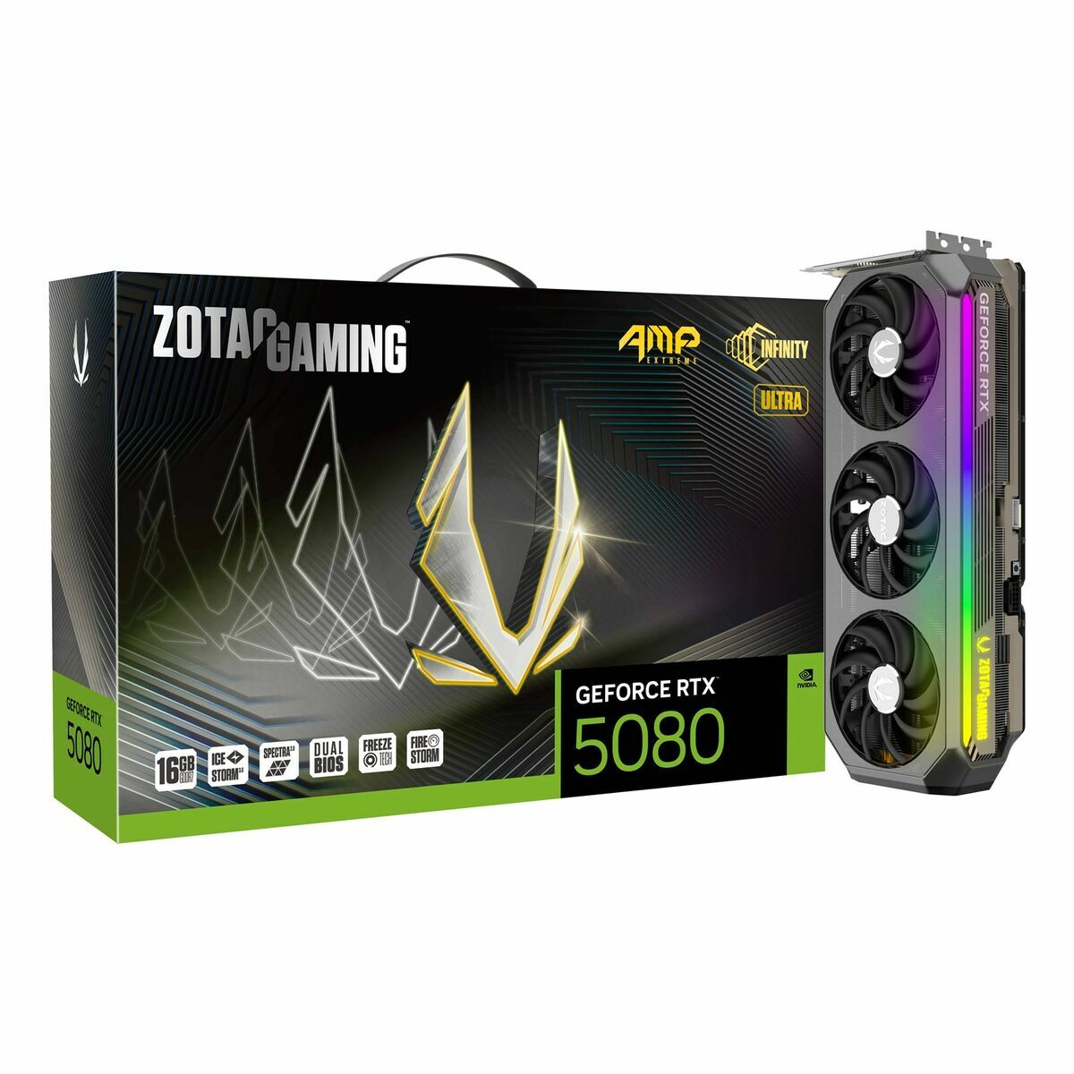 Graphics card Zotac ZT-B50800BU-10P GEFORCE RTX 5080 16 GB GDDR6X GDDR7-11