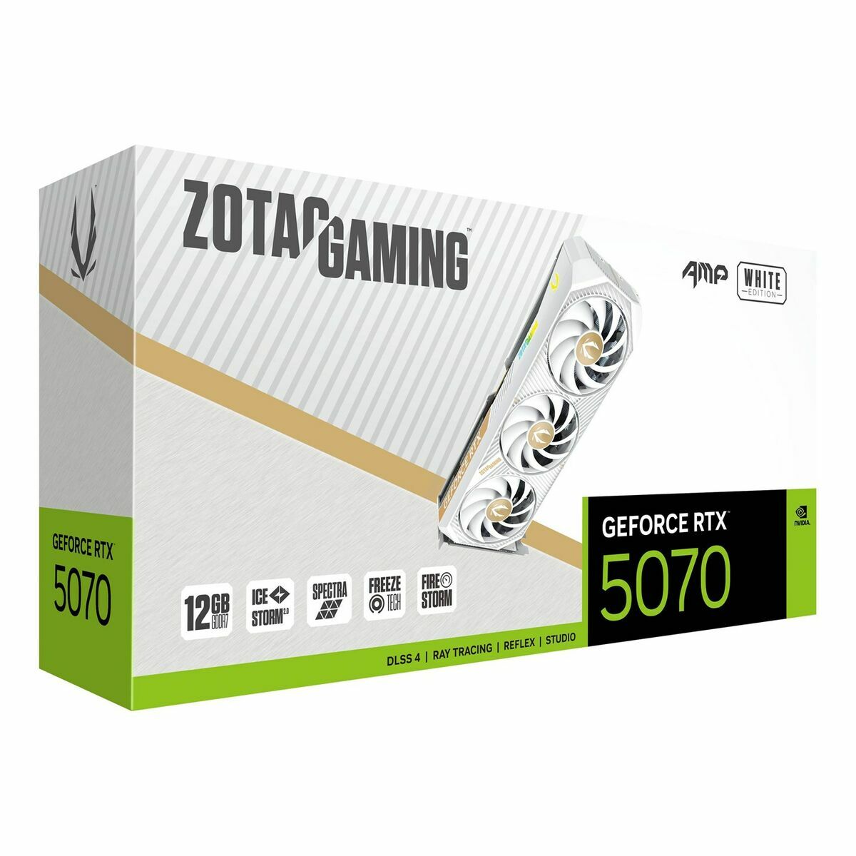 Graphics card Zotac ZT-B50700FQ-10P nvidia geforce rtx 5070 12 GB GDDR7-4