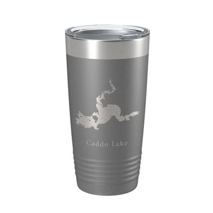 Caddo Lake Map Tumbler Travel Mug Insulated Laser Engraved Coffee Cup Louisiana Texas 20 oz-16