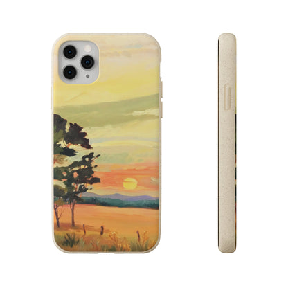 Biodegradable Phone Case with 'Sunrise' Landscape Original Artwork by Barbara Cleary-22